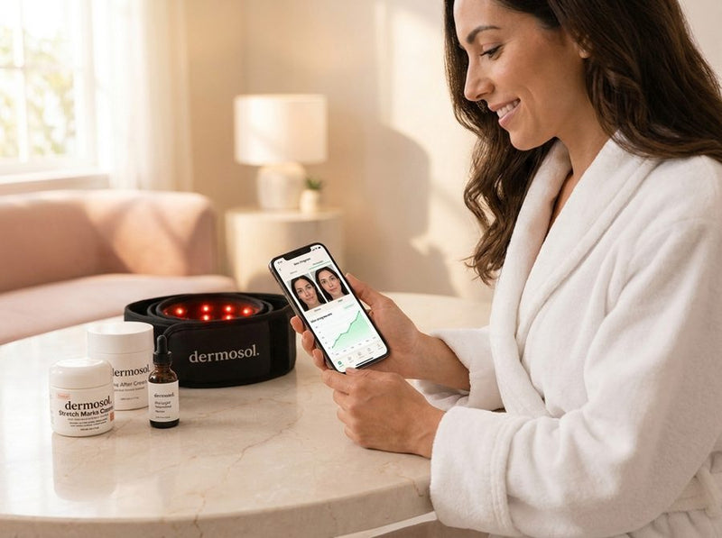 Dermatologist telehealth review in the Dermosol app