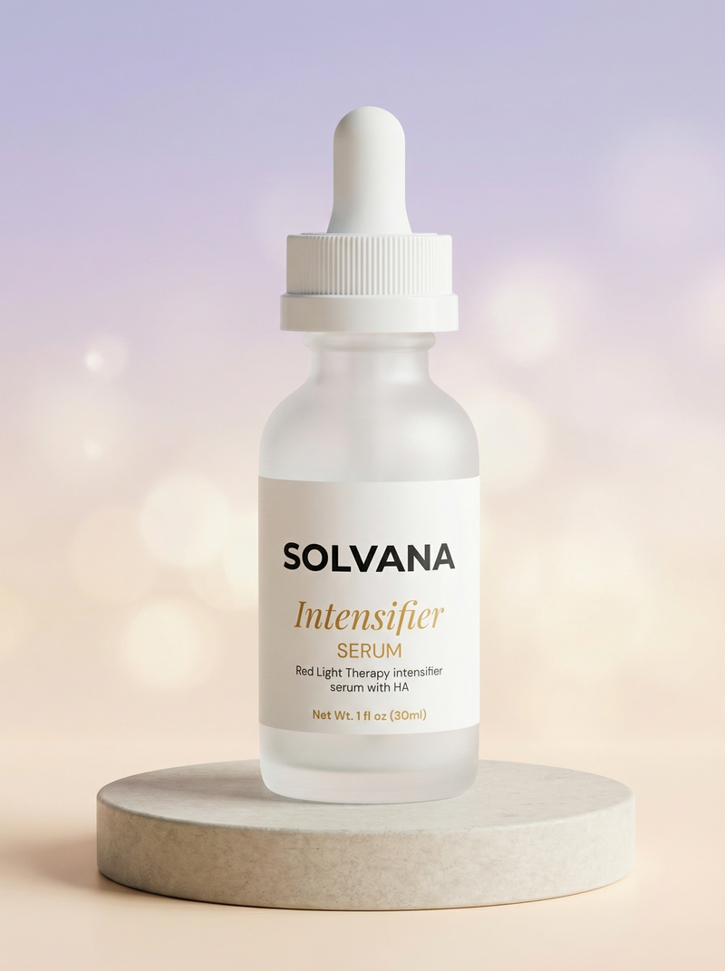 Solvana Red Light Intensifier Serum Bottle